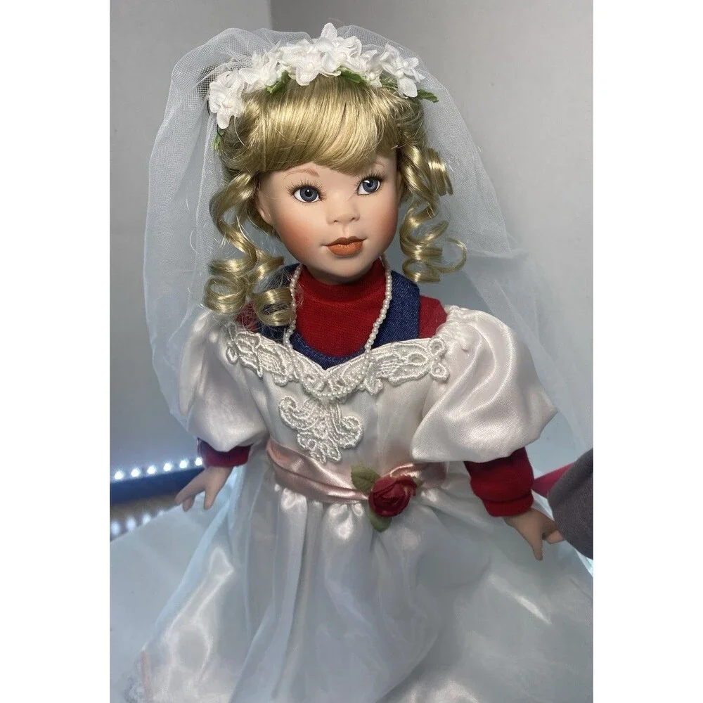 Bride Groom Doll Kids 16 in Set of 2 Tree House Wedding Paradise Galleries